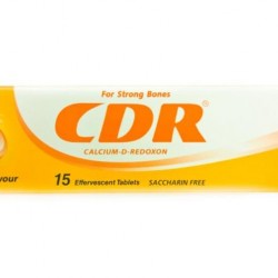 CDR 15 Tablets Orange Flavor