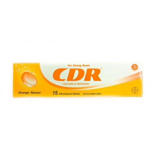 CDR 15 Tablets Orange Flavor