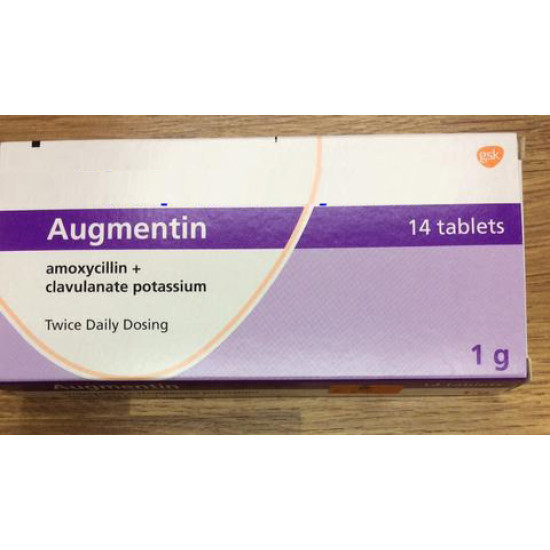 AMOXICILLIN/CLAVULANIC ACID 875/125 AUGMENTIN