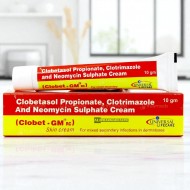 Clobetasol Clotrimazole Neomycin Cream 10g – Triple Action Cream for Fungal & Bacterial Skin Infections