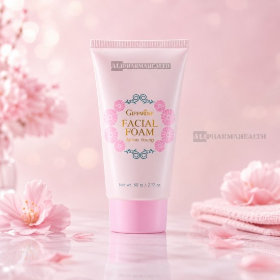 Active Young Facial Foam – Gentle Daily Face Cleanser for Fresh, Clean Skin