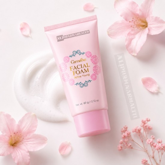 Active Young Facial Foam – Gentle Daily Face Cleanser for Fresh, Clean Skin