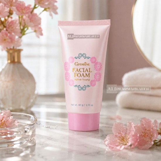 Active Young Facial Foam – Gentle Daily Face Cleanser for Fresh, Clean Skin