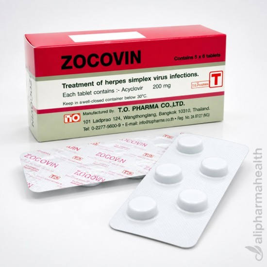 Acyclovir 200 mg Zocovin Tablets – Herpes Virus Treatment | Cold Sores, Shingles & Chickenpox Acyclovir 200 mg Zocovin Tablets – Herpes Virus Treatment | Cold Sores, Shingles & Chickenpox