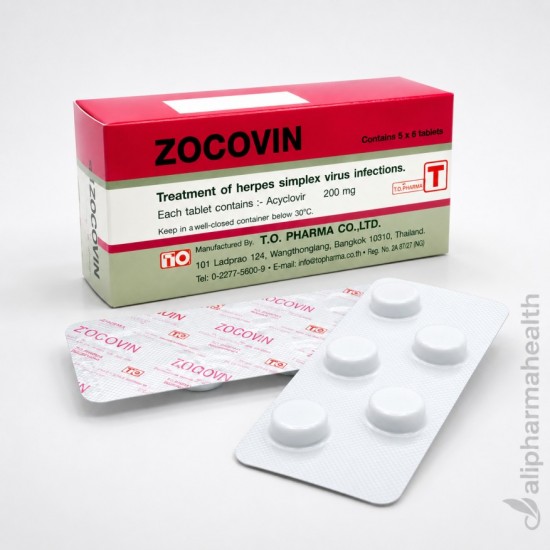 Acyclovir 200 mg Zocovin Tablets – Herpes Virus Treatment | Cold Sores, Shingles & Chickenpox Acyclovir 200 mg Zocovin Tablets – Herpes Virus Treatment | Cold Sores, Shingles & Chickenpox