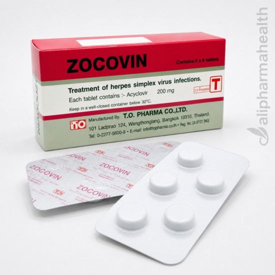 Acyclovir 200 mg Zocovin Tablets – Herpes Virus Treatment | Cold Sores, Shingles & Chickenpox Acyclovir 200 mg Zocovin Tablets – Herpes Virus Treatment | Cold Sores, Shingles & Chickenpox