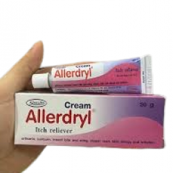 Allerdryl Cream 20 g – Anti-Itch & Rash Relief Topical Cream