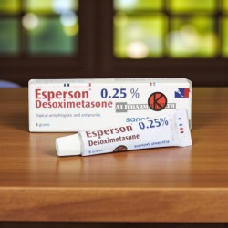 Esperson Cream 5g (3 Tubes) | Desoximetasone Cream for Eczema & Dermatitis