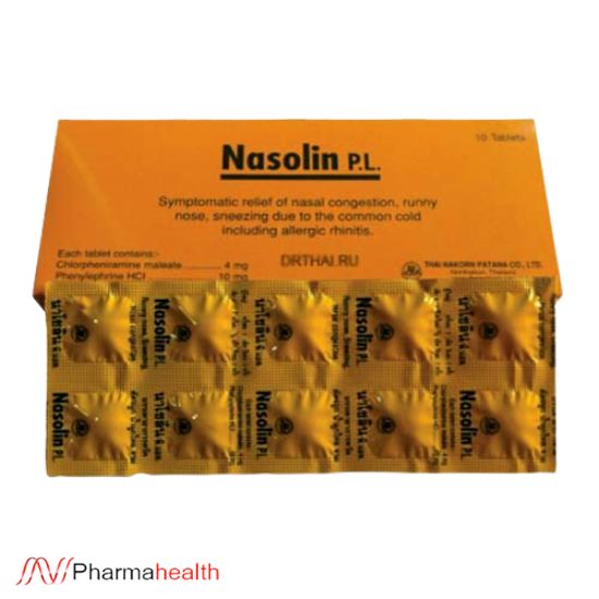 Nasolin cold pills 10 tabs*5 boxes (50 Tablets)