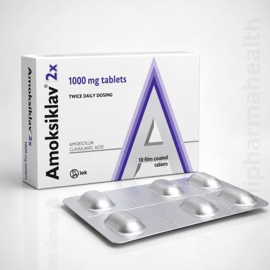 Amoksiklav 1000 mg (Amoxicillin/Clavulanic Acid 875/125) – Antibiotic