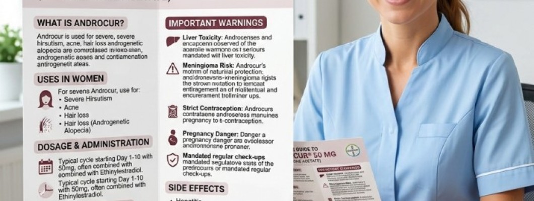 Androcur 50 mg (Cyproterone Acetate) – Uses, Dosage, Side Effects, Warnings & Complete Guide