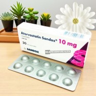Atorvastatin Sandoz 10mg Tablets | Cholesterol Lowering Statin | Alipharma Health