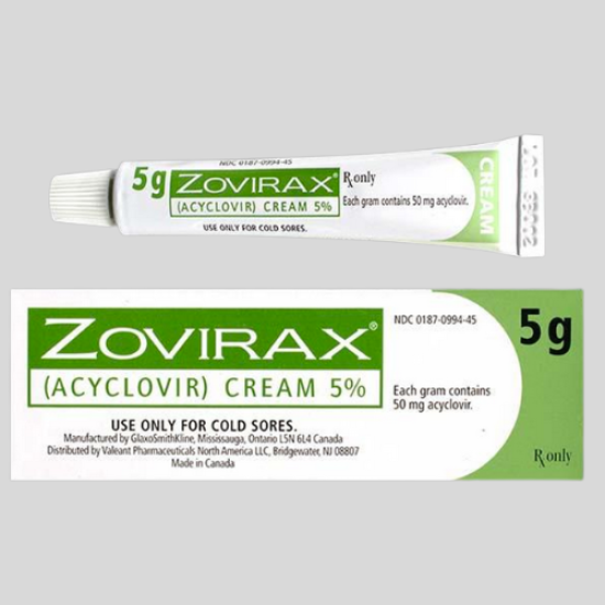 Zovirax (Acyclovir 5%) cream 5g