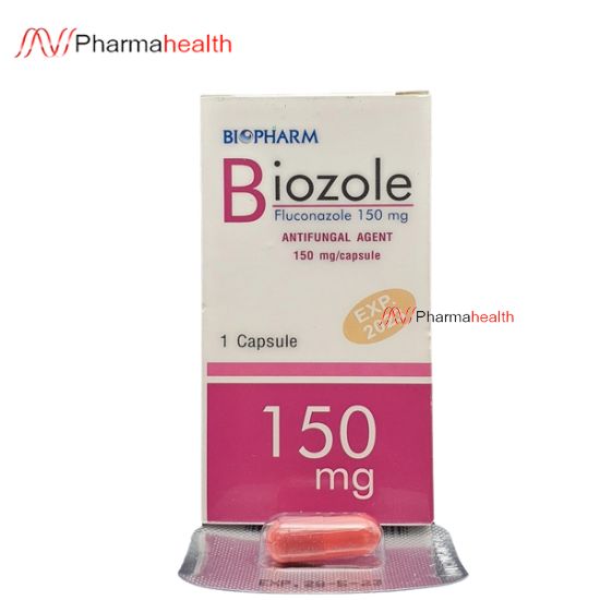 Biozole (Fluconazole) 150mg 1 capsules. 3 box