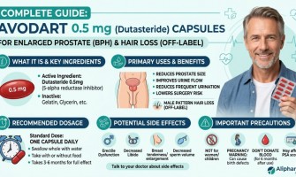 Avodart 0.5 mg (Dutasteride) Capsules: Uses, Dosage, Side Effects & Complete Guide for Enlarged Prostate