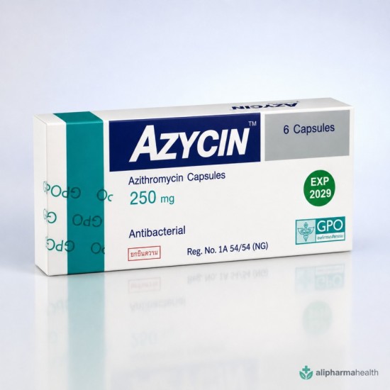 Azithromycin 250 mg Azycin – Antibiotic for Bacterial Infections
