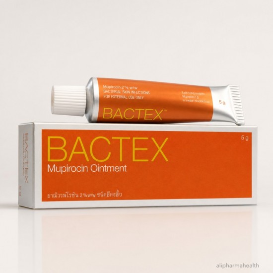 BACTEX Mupirocin Ointment 5 g – Topical Antibiotic for Bacterial Skin Infections