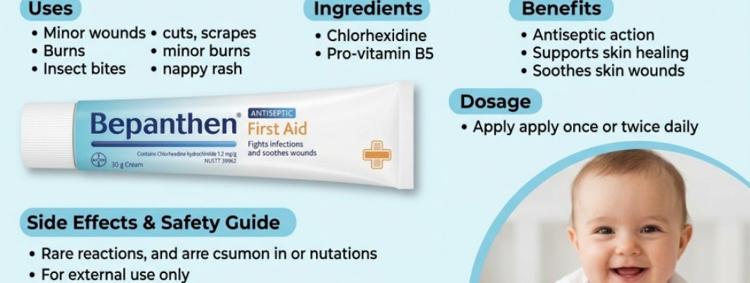 Bepanthen First Aid Cream 30g: Uses, Ingredients, Benefits, Dosage, Side Effects & Safety Guide