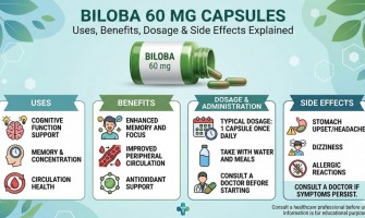 Biloba 60 mg Capsules: Uses, Benefits, Dosage & Side Effects Explained