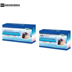 Biotin Plus Zinc 100 mg 60 Capsules – Thai Brand