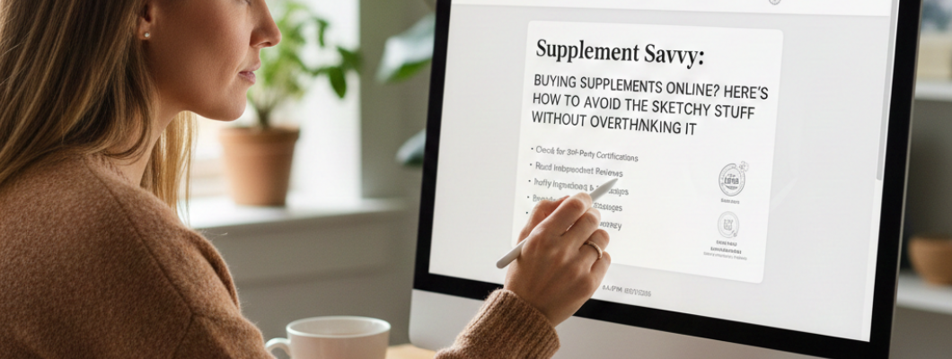 Buying Supplements Online? Here’s How to Avoid the Sketchy Stuff Without Overthinking It