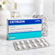 Cetirizine 10mg Tablets – Fast Allergy Relief | 100 Tablets