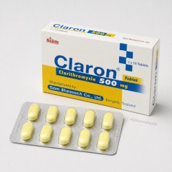 Clarithromycin 500 mg Claron – Macrolide Antibiotic Tablets