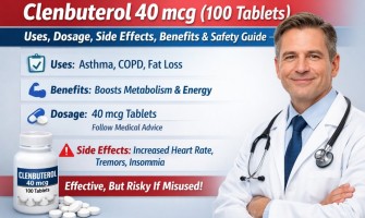 Clenbuterol 40 mcg (100 Tablets): Uses, Dosage, Side Effects, Benefits & Safety Guide