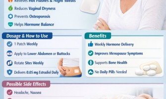 Climara 50 Estradiol Patch: Uses, Dosage, Benefits, Side Effects & Complete Hormone Therapy Guide