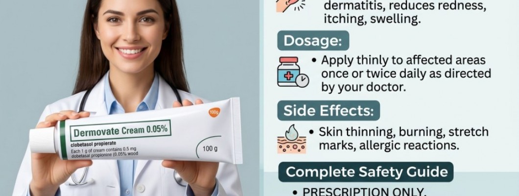 Dermovate Cream 100g: Uses, Benefits, Dosage, Side Effects & Complete Safety Guide Dermovate Cream 100g: Uses, Benefits, Dosage, Side Effects & Complete Safety Guide