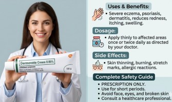 Dermovate Cream 100g: Uses, Benefits, Dosage, Side Effects & Complete Safety Guide