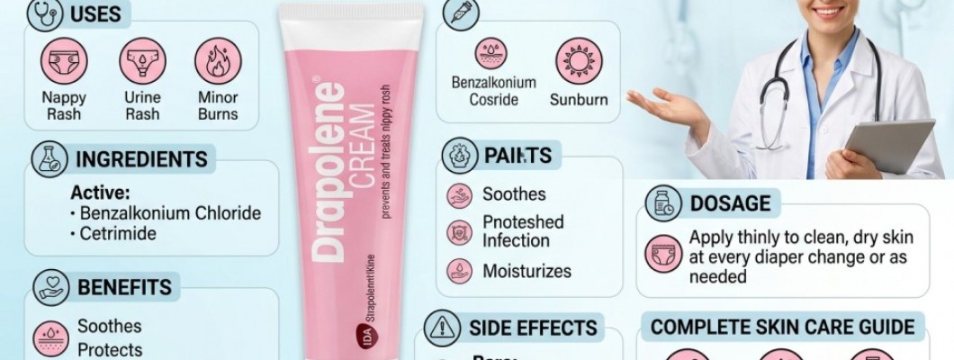 Drapolene Cream 55g: Uses, Ingredients, Benefits, Dosage, Side Effects & Complete Skin Care Guide Drapolene Cream 55g: Uses, Ingredients, Benefits, Dosage, Side Effects & Complete Skin Care Guide