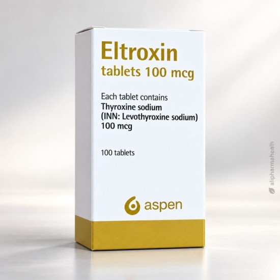 Eltroxin (Levothyroxine 100 mcg) 100 Tablets – Thyroid Hormone Replacement