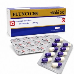 FLUNCO 200 Fluconazole 200mg 50 Capsules | Antifungal Medicine