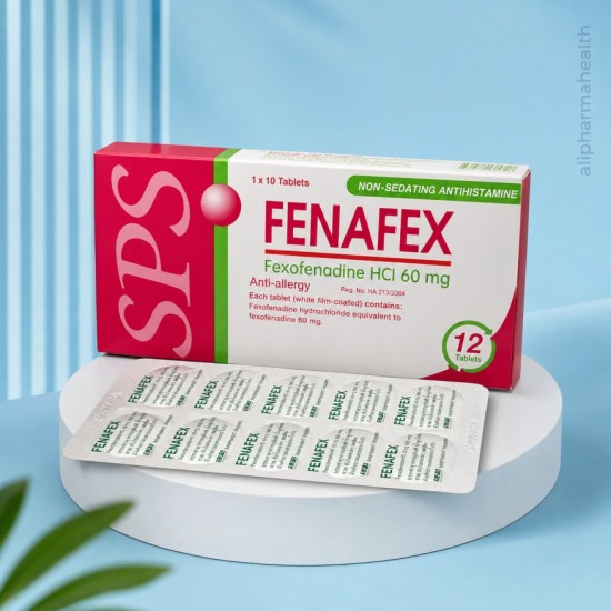 Fexofenadine Fenafex 60 mg 2 Boxes | Allergy & Hay Fever Relief | Free Shipping Fexofenadine Fenafex 60 mg 2 Boxes | Allergy & Hay Fever Relief | Free Shipping