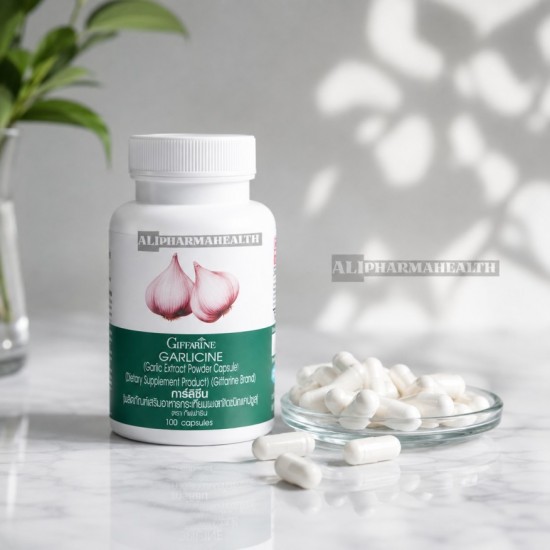 Garlicine Garlic Extract Powder Capsules | Dietary Supplement