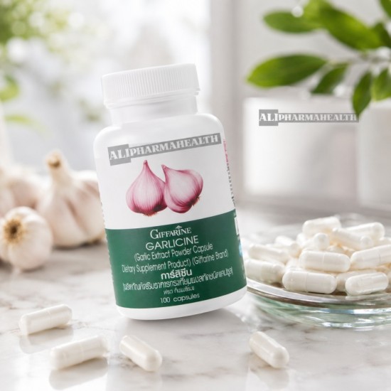 Garlicine Garlic Extract Powder Capsules | Dietary Supplement