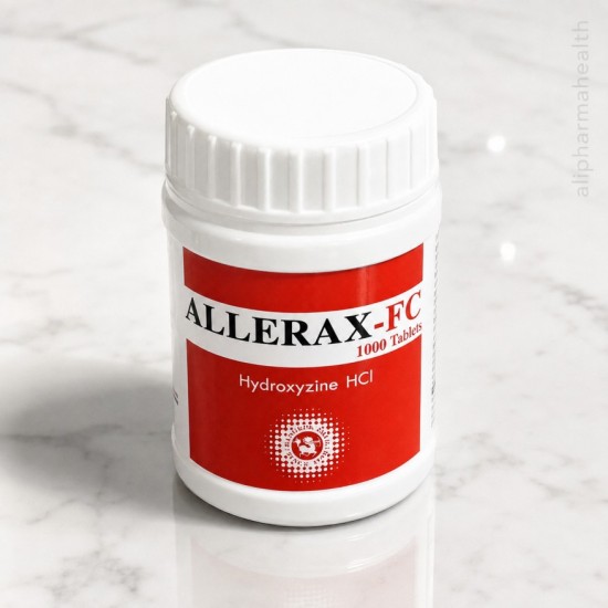 Hydroxyzine HCl 10mg Allerax-FC Tablets | Allergy & Itching Relief Hydroxyzine HCl 10mg Allerax-FC Tablets | Allergy & Itching Relief
