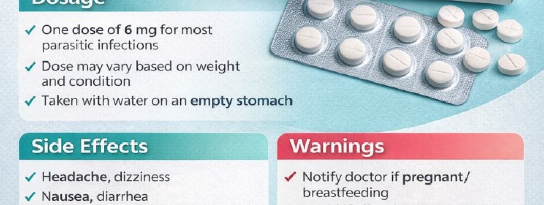 Ivermectin 6mg Tablet: Uses, Dosage, Side Effects, Warnings & Complete Parasite Treatment Guide