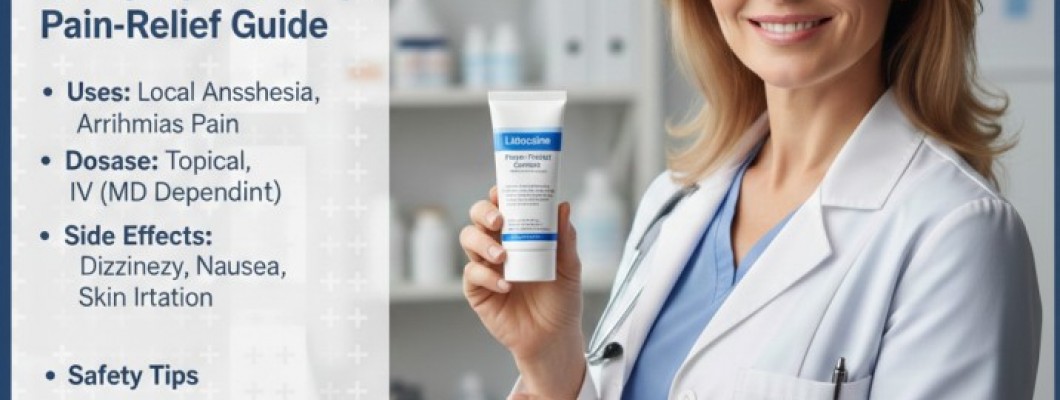 Lidocaine: Uses, Dosage, Side Effects, Safety Tips & Complete Pain-Relief Guide
