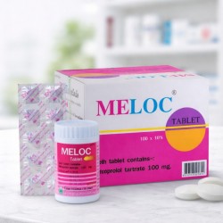 Metoprolol (Meloc) Tartrate 100mg Tablets – Beta Blocker | 100 Tablets Box Metoprolol (Meloc) Tartrate 100mg Tablets – Beta Blocker | 100 Tablets Box