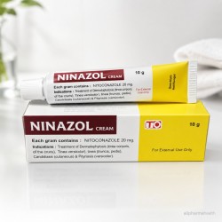 Ninazol Cream 10g (Ketoconazole) – Topical Antifungal Cream for Skin Infections