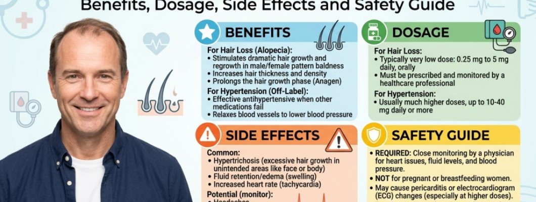 Oral Minoxidil for Hair Loss & Hypertension: Benefits, Dosage, Side Effects and Safety Guide Oral Minoxidil for Hair Loss & Hypertension: Benefits, Dosage, Side Effects and Safety Guide