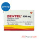 Zentel 400 mg (Albendazole) 3 Box