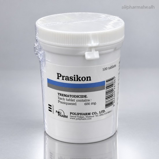 Prasikon Praziquantel 600 mg 100 Tablets – Antiparasitic Medicine Prasikon Praziquantel 600 mg 100 Tablets – Antiparasitic Medicine