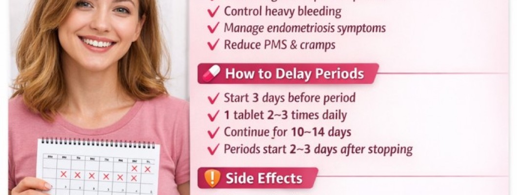 Primolut-N Tablet 30mg: Uses, Dosage, Side Effects, Period Delay Guide & Safety Tips