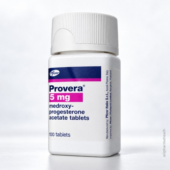 Provera 5 mg 100 Tablets – Medroxyprogesterone Acetate Provera 5 mg 100 Tablets – Medroxyprogesterone Acetate