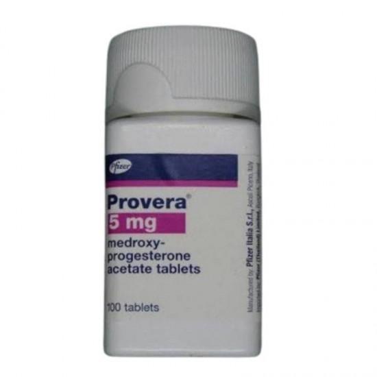 Provera 5 mg 100 Tablets