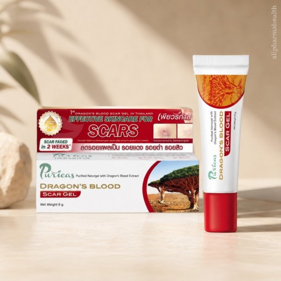 Puricas Dragon’s Blood Scar Gel 8g – Acne Scar & Skin Repair