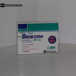 SIDEGRA 50 mg Sildenafil 4 tablets SIDEGRA 50 mg Sildenafil 4 tablets